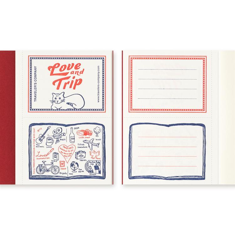 トラベラーズノート パスポートサイズ LOVE AND TRIP