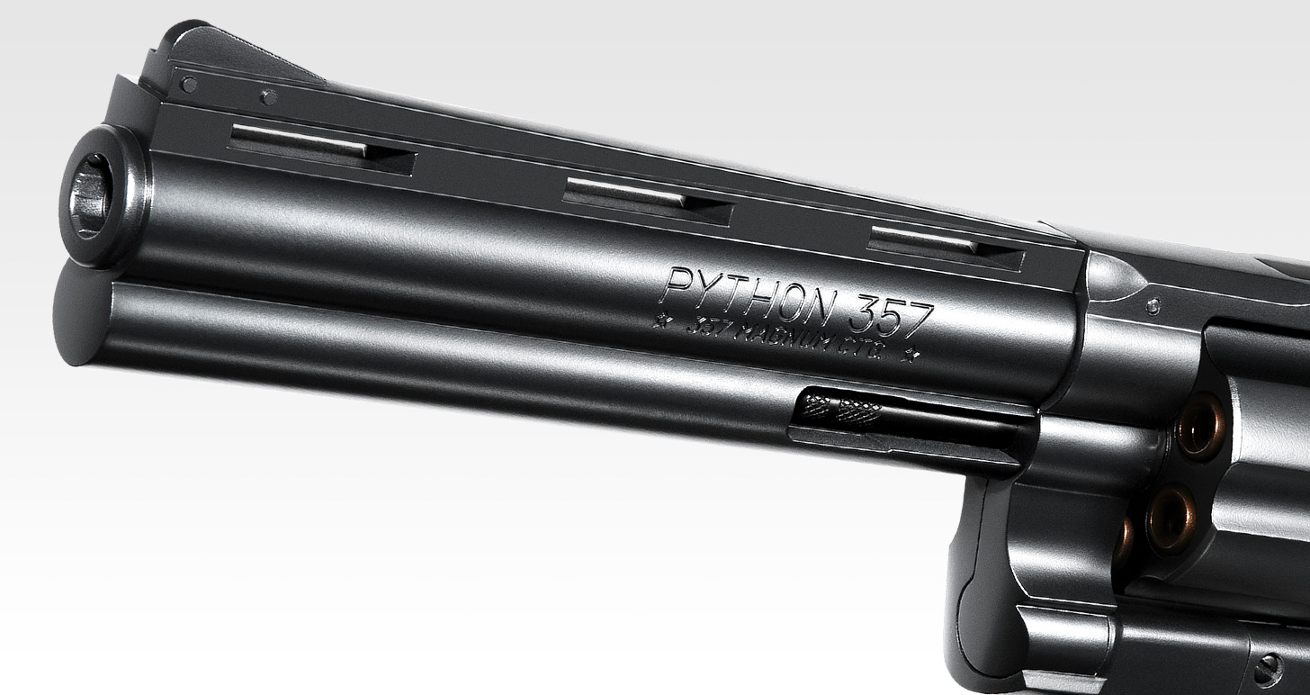 コルトパイソン.357マグナム 6インチ ブラックモデル - BBエアー