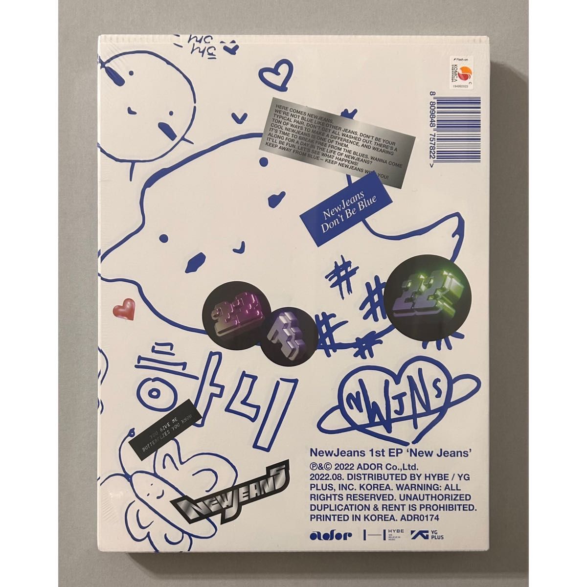 新品未開封】 NewJeans Bluebook Ver CD アルバム ハニ ニュージーンズ