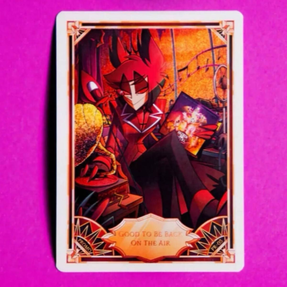 ハズビンホテル ヴォックス プロモカード UNHOLY TRINITY Hazbin Hotel