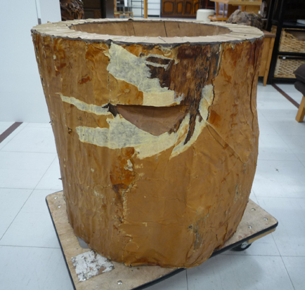 木製 餅つき 臼 昭和58年製 民芸品 レトロ 木製 餅つき 臼 昭和58年製