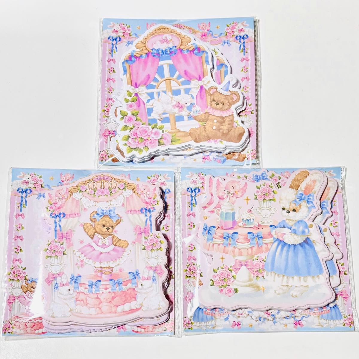 海外作家 fairylady 少女志 メモ ダイカットメモ 素材紙 紙もの 3種