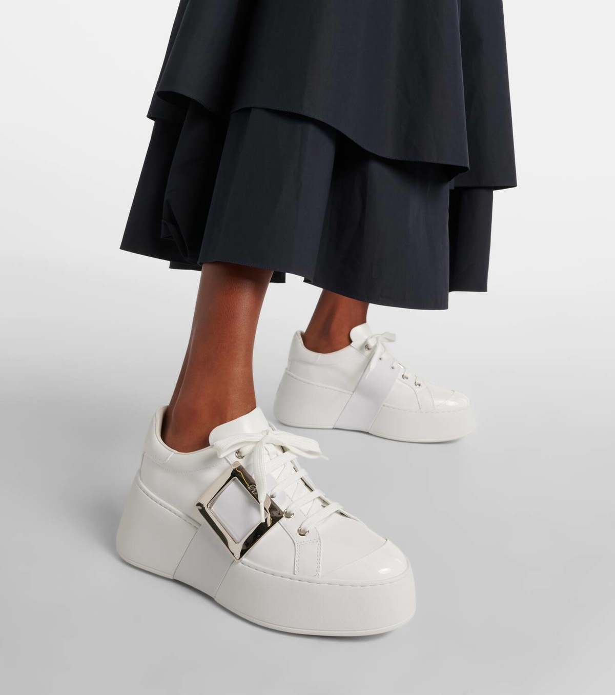Roger Vivier Viv' Skate leather sneakers Roger Vivier