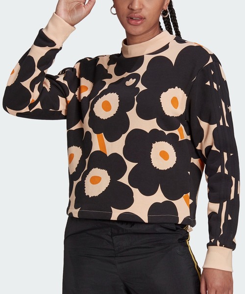 adidas（アディダス）の「マリメッコ 総柄プリント スウェット