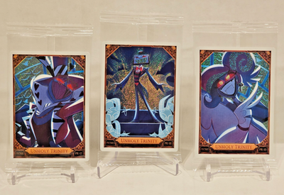 Hazbin Hotel Promo Trading Card Foil Unholy Trinity PR-17, PR-18