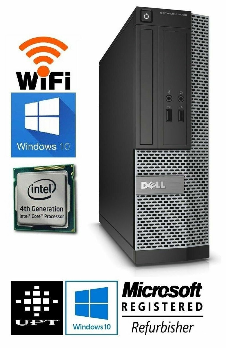 Dell OptiPlex 3020 SFF Intel i3-3.5GHz 8GB RAM 500GB Win 10 USB