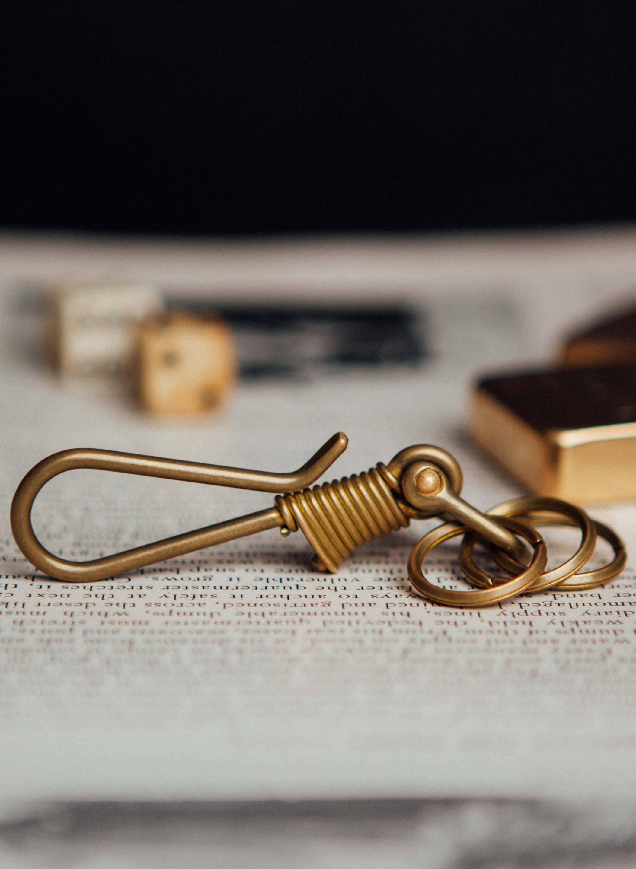 japanese brass multi-key hook – imogene + willie