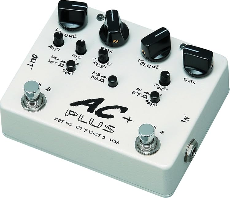 Xotic AC Plus - マーシャル系／フェンダー系と異なる歪みが得られる