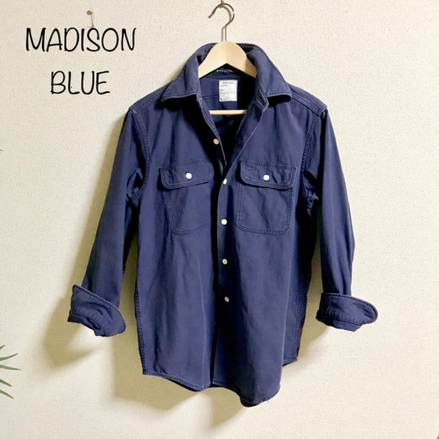 MADISONBLUE - マディソンブルー ハンプトン バックサテン シャツ