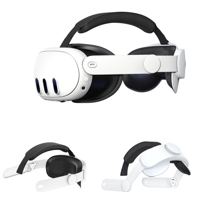 YipuVR for Meta Quest 3ヘッドセット用ヘッドストラップ 調節可能な