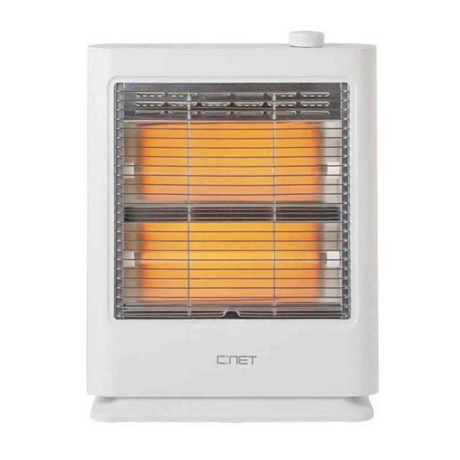 シィー・ネット 石英管電気ストーブ ホワイト 800W・400W切替 [暖房