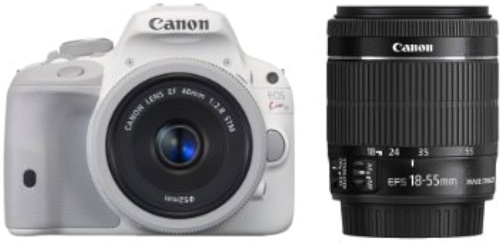Amazon.co.jp: Canon EOS Kiss X7 (White) Double Lens Kit EF-40mm F2