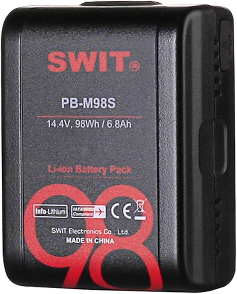 Amazon | SWIT PB-M98S 世界 ポケットVマウントリチウムイオン
