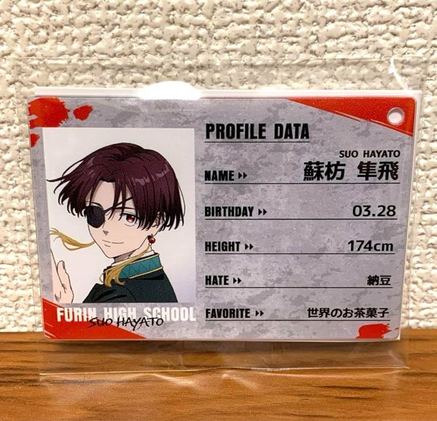 Amazon.co.jp: WINDBREAKER トレーディング プロフィールカード 蘇枋隼