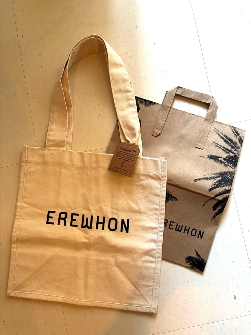 EREWHON エコバッグ　アイボリー EREWHON エレフォン ECO BAG エコバッグ : INSTORE インストア - 通販