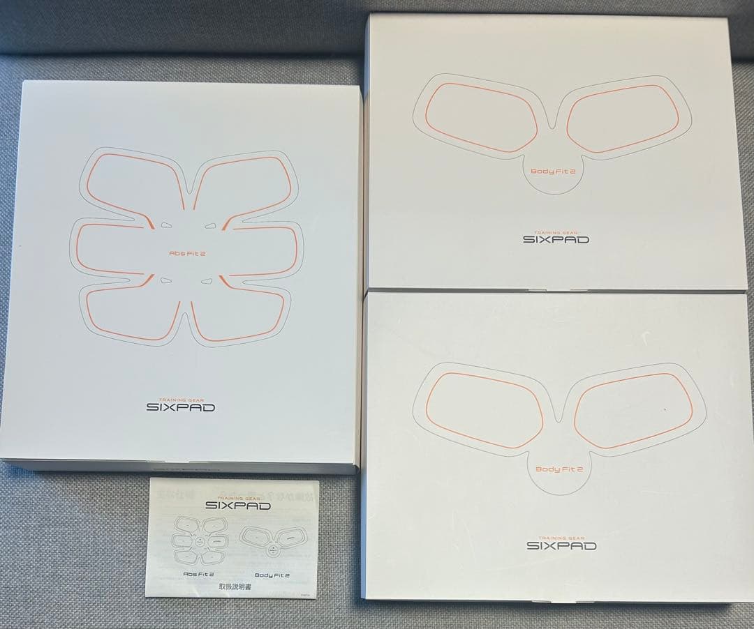 【美品】SIXPAD Abs Fit2 +Body Fits2 (2台) セット EMS トレーニングギア SIXPAD Abs Fit 2(シックスパッド アブス