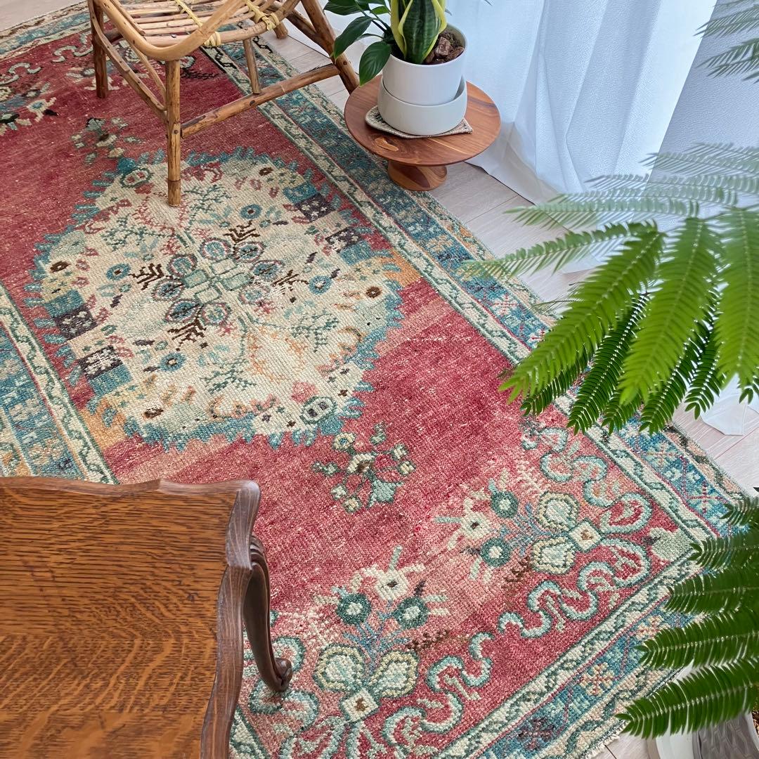 専用✳︎ギュネイラグ 柔らかレッド ペールブルー グリーン トルコ