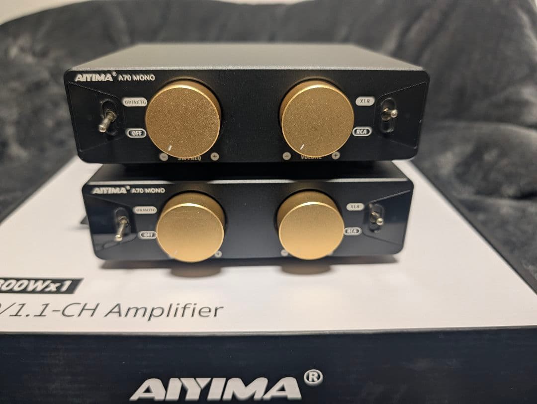 Aiyima A70 Mono 1CH パワーアンプ 2台セット Aiyima A70 Mono 1CH パワーアンプ 2台セット