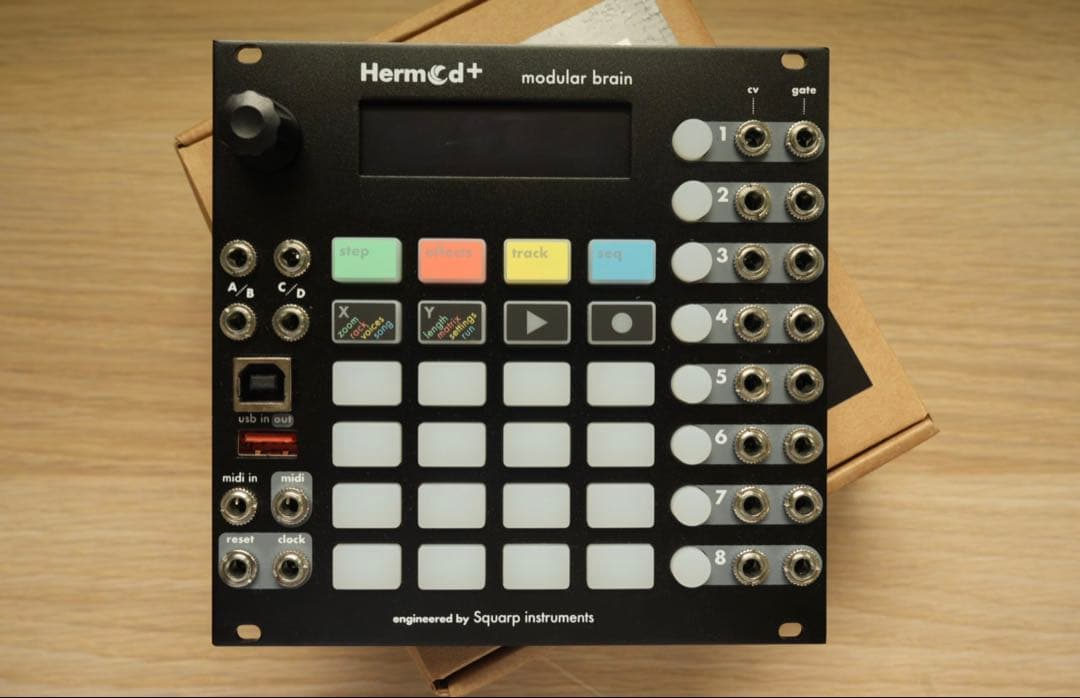 Squarp instruments Hermod+ モジュラー ユーロラック HERMOD-TRANSPARENT.webp