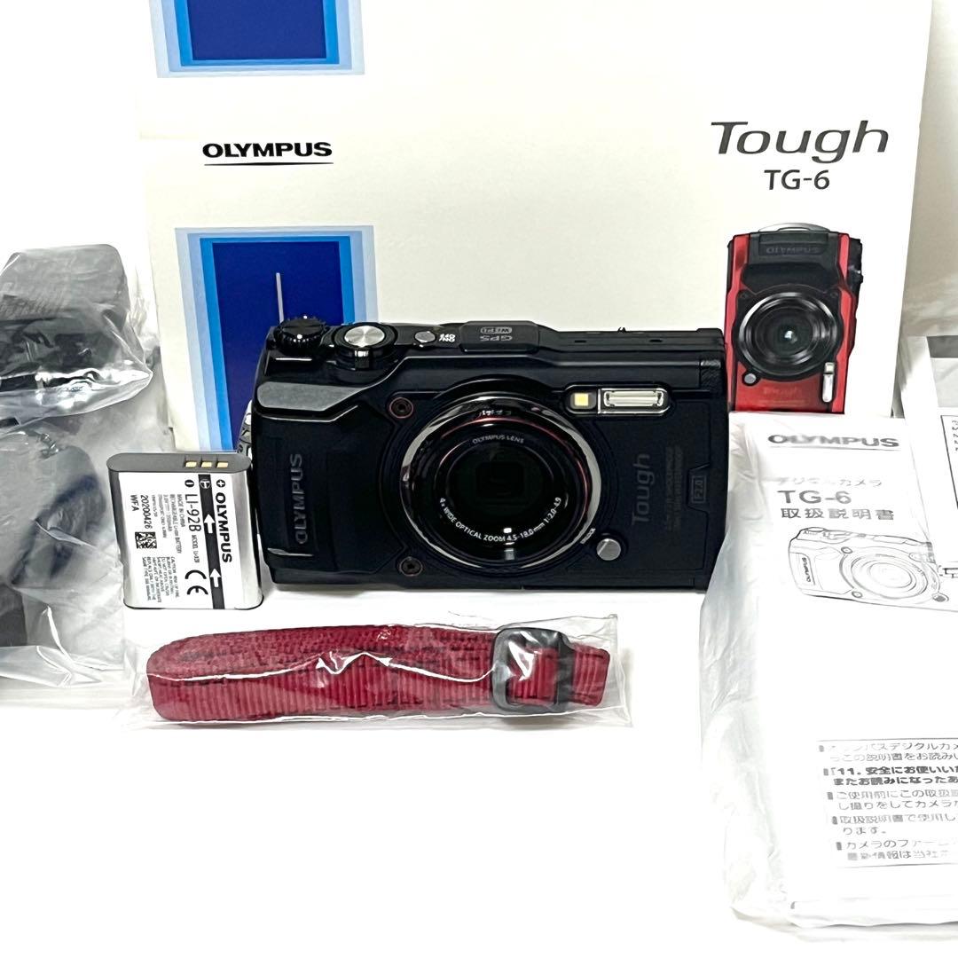 オリンパス Tough TG-6 ブラック OLYMPUS Olympus Tough TG-6 Waterproof Digital Camera - Black