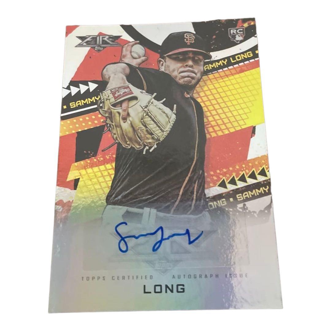 topps MLB メジャーリーグ SAMMY LONG 直筆サインカード topps MLB メジャーリーグ SAMMY LONG 直筆サインカード topps MLB