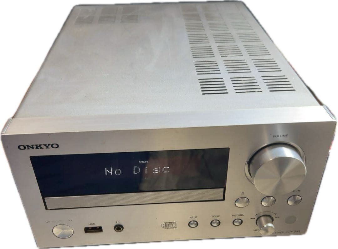 【ビンテージ】ONKYO CDレシーバー CR-555 Amazon.co.jp: ONKYO CDチューナーアンプ CR-555(S) : 家電＆カメラ