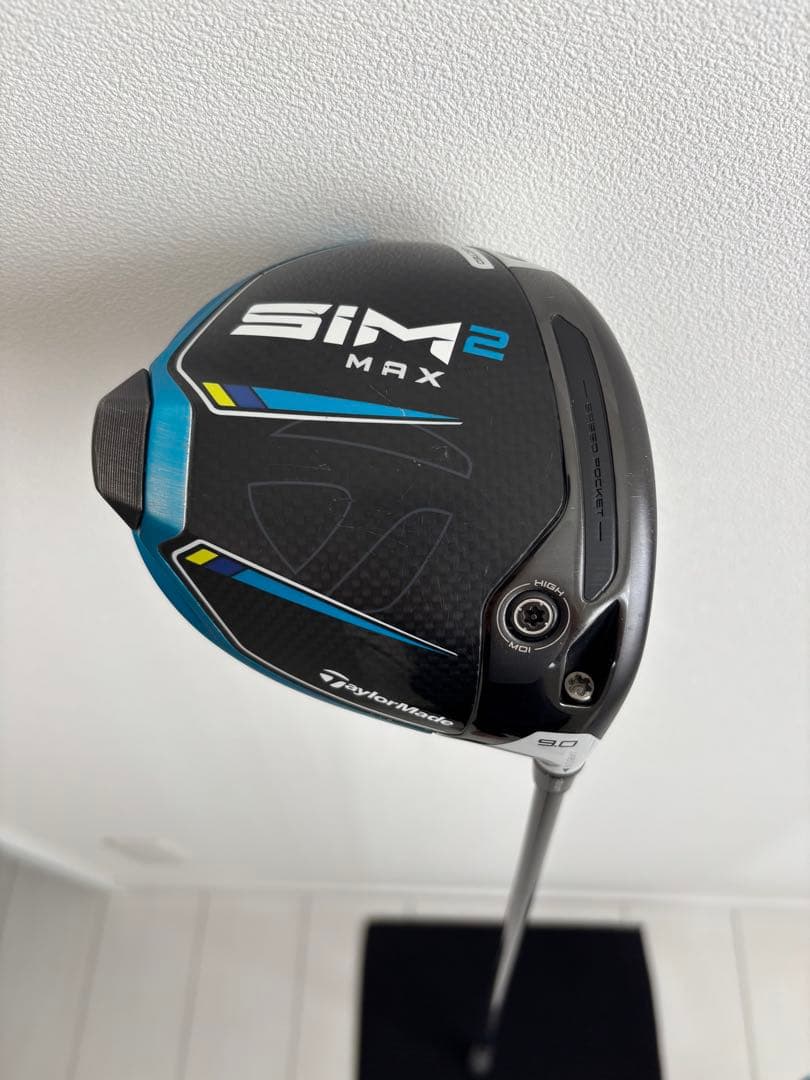 SIM2MAX 9.0ドライバー ヘッドカバー付き SIM2 MAX D 9 0° ヘッドカバー付き ドライバー テーラーメイド 1W
