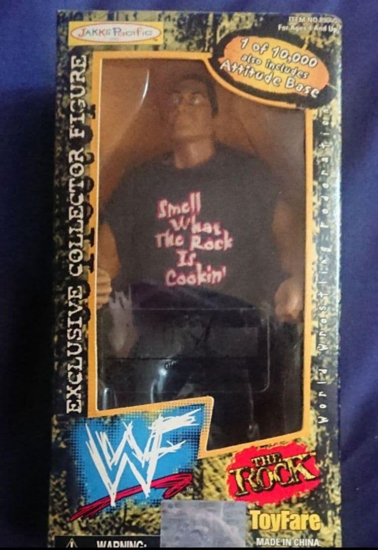 WWE THE ROCK フィギュア(直筆サイン付き？) Amazon.co.jp: Mattel WWE アルティメットエディション アクション