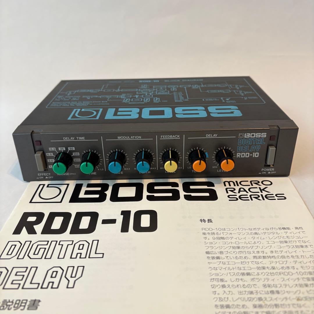 BOSS RDD-10 DIGITAL DELAY デジタルディレイ BOSS RDD-10 Digital Delay Micro Rack Guitar Effects | eBay